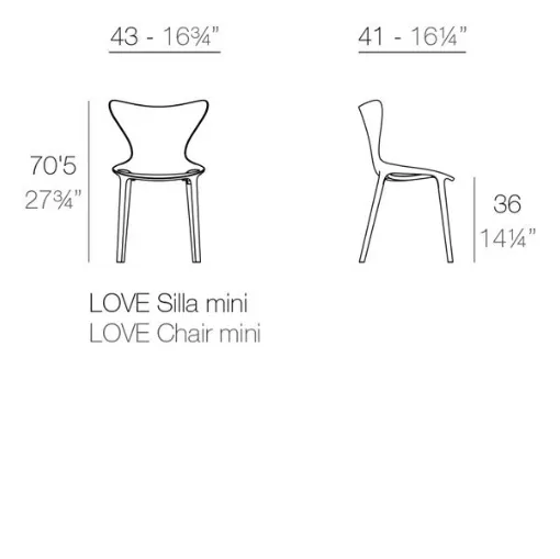 love mini chair