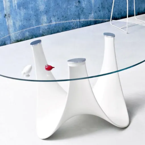 Roberti Mantova outdoor glass table