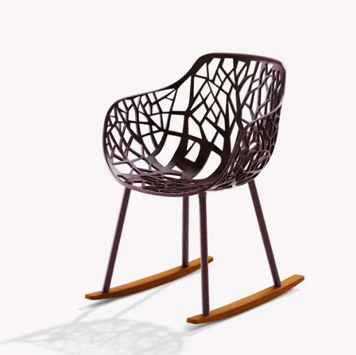 custom rocking chair detail