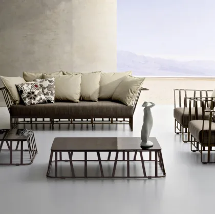 Trento metal outdoor armchair