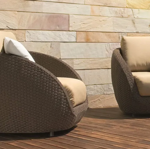outdoor design armchair brescia