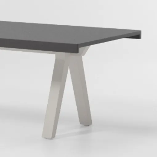 aluminum table