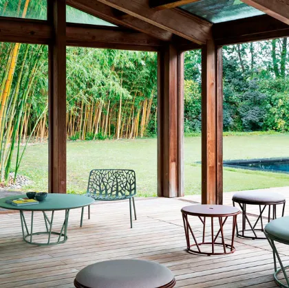 custom-made outdoor pouf furniture