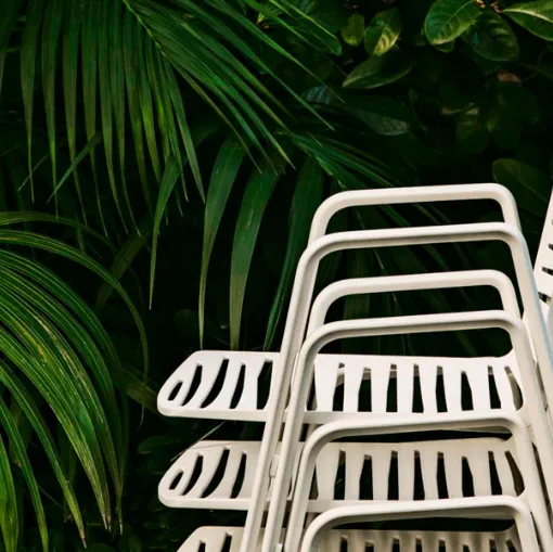 Italian design chair detail