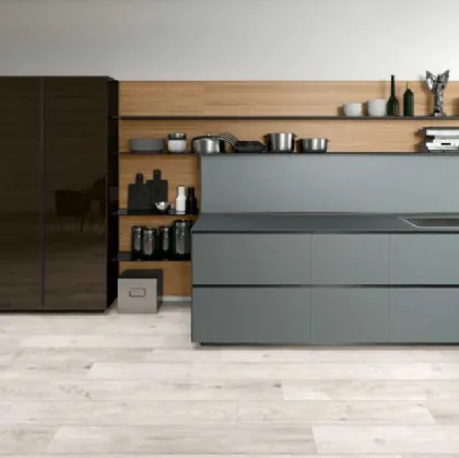 ash blue kitchen valcucine
