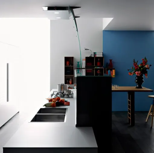 Kitchen Artematica Uniline ice white Valcucine