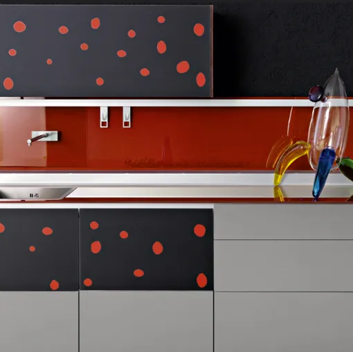 artematic kitchen in glass valcucine brescia