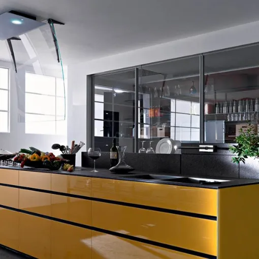 ARTEMATIC KITCHEN IN YELLOW EARTH DESIGN