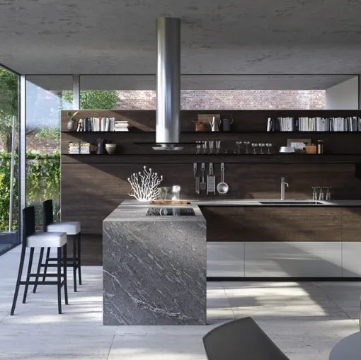 forma mentis kitchen valcucine verona wood and lacquered