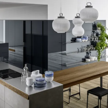 kitchen genius loci valcucine with equipped backrest