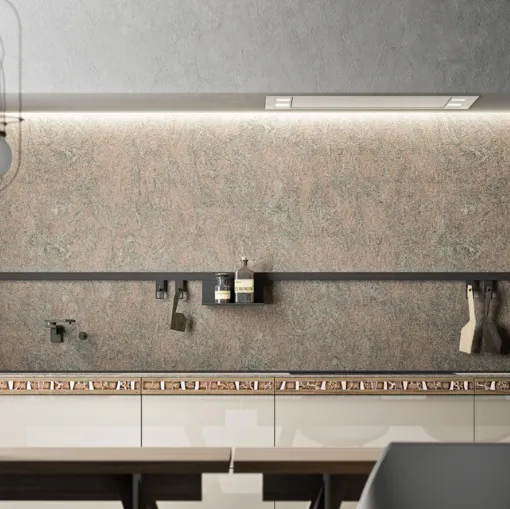 genius loci valcucine kitchen with mosaic drawer