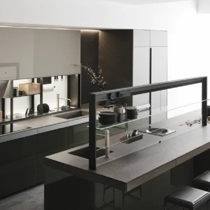 kitchen valcucine genius loci in glass