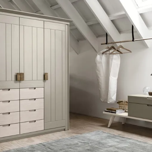 hinged door wardrobe fir shingle