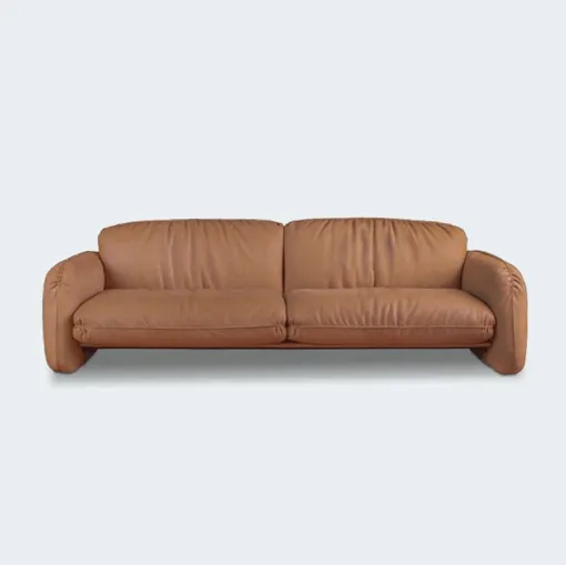brigitte leather sofa