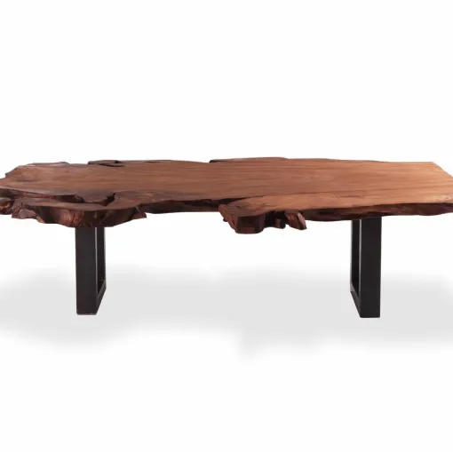 Table in wood and iron.