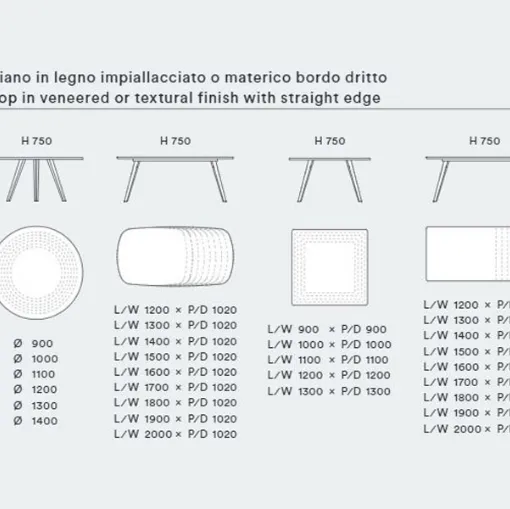 technical sheet bistro table
