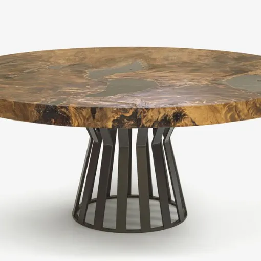 Kauri Round coffee table in wood