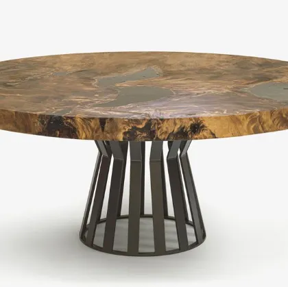 Kauri Round coffee table in wood