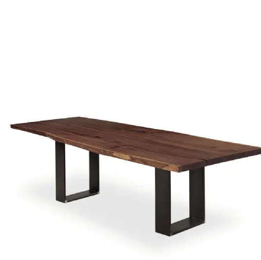Riva 1920 table in wood and iron