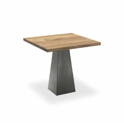 Pyramid wood and iron table