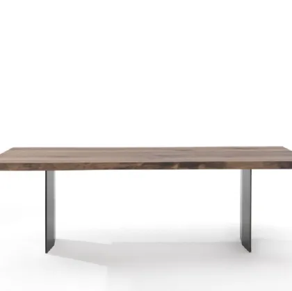 Riva 1920 table in wood and iron