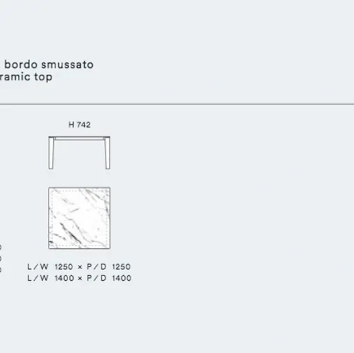 scheda tecnica desco fisso quadratotechnical sheet fixed square desco